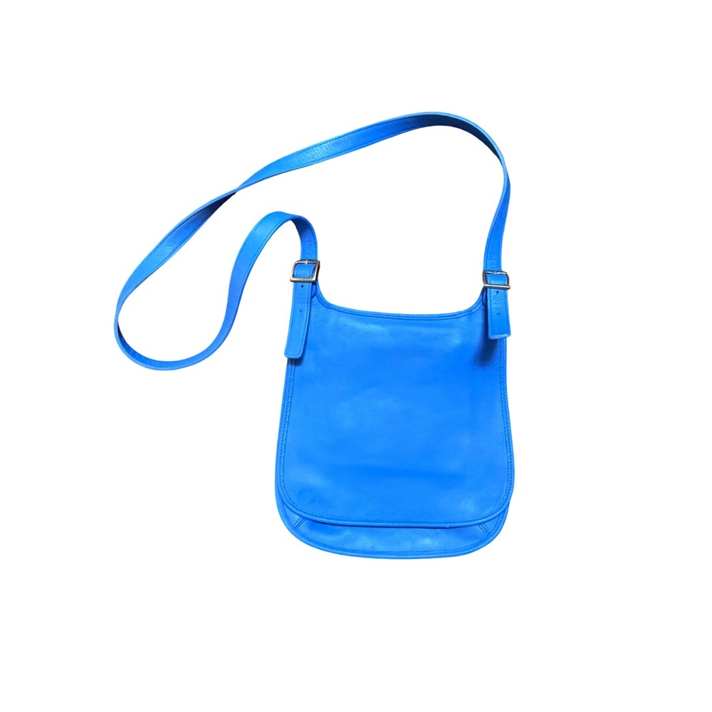 Project Bag Coach Lulas 9135‎ Vintage Blue Leather Crossbody Bag Costa Rica